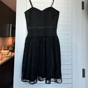 Aidan Mattox Black Corset Lace Dress size 10 *new*